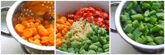 ... Quinoa w Roasted Tomatoes  Nasturtium Salad- benefits of Quinoa