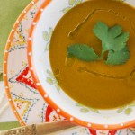 Cozy Raw Veggie Soup w/ Peas, Carrots, Ginger & Cilantro-Conscious