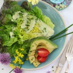 Chive Dressing Simple Salad
