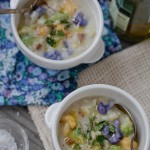 Rainbow Cauliflower & Basil Chowder