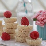 White Chocolate Macaroon Bites