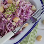 Coconut, Lime & Red Cabbage Coleslaw w/ Macadamia Nuts