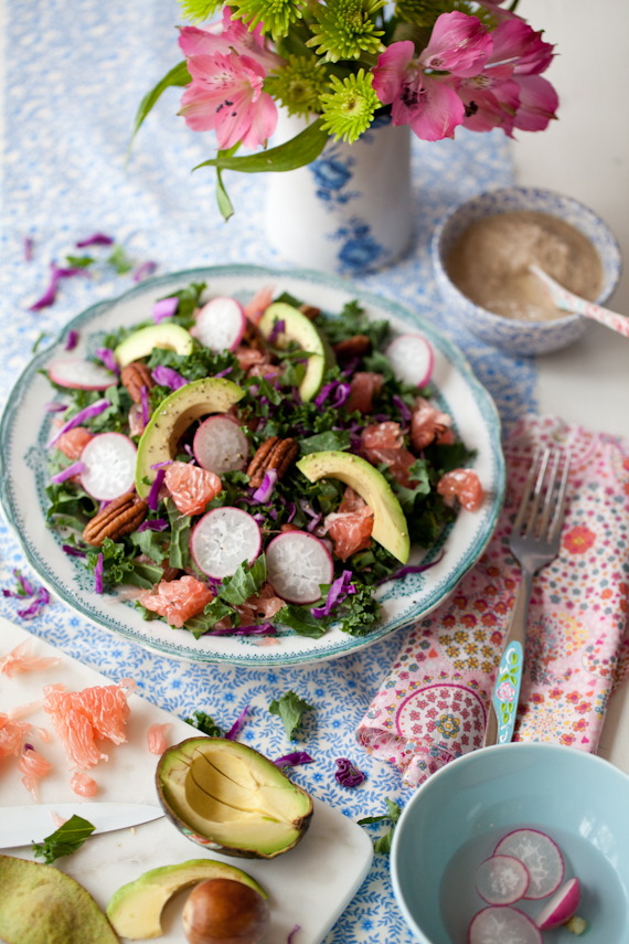 Kale Pomelo & Pecan salad (1 of 7)